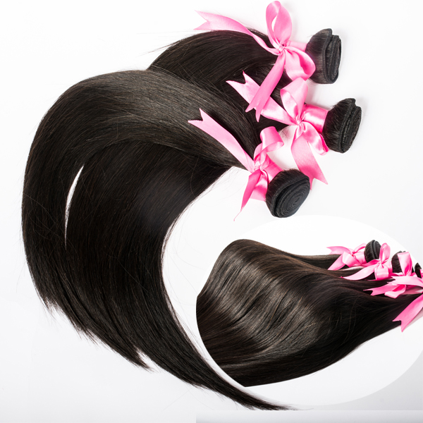 Silk straight soft brazilian human hair extensions YJ89